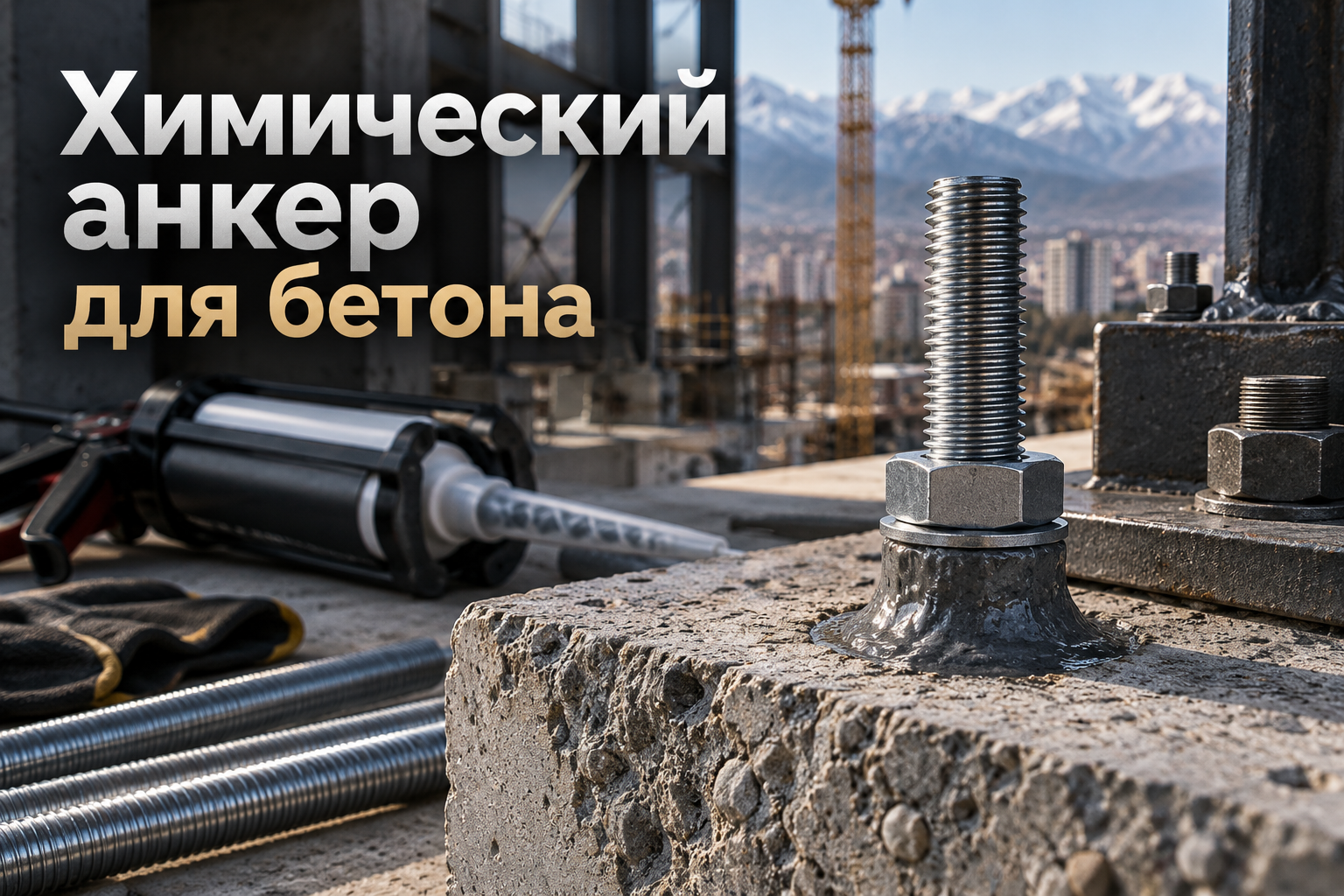 Химический анкер для бетона: выбор состава, расчет нагрузок в сейсмических зонах и технология монтажа в РК