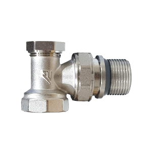 Клапан запорный радиаторный угловой с уплотнительным кольцом 3/4 mc therma q арт.1250242 ру16