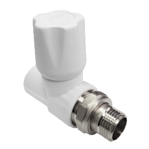 Кран pp-r шаровой белый нр дн 25х1/2" прямой для радиатора valfex 10149125 арт.1217458 pp-r