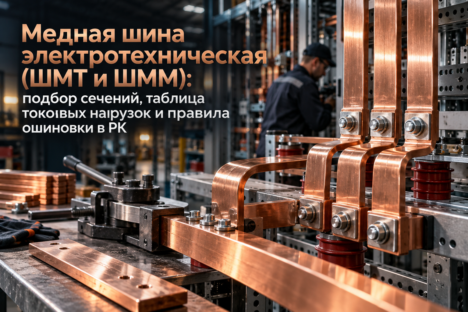 Медная шина электротехническая (ШМТ и ШММ): подбор сечений, таблица токовых нагрузок и правила ошиновки в РК