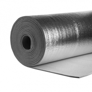 Рулон вспененный полиэтилен pe 5мм x 1м x20м (20м2) т<95c metal k-flex 800052101pegmet арт.1214668 pe metal длина: 20000