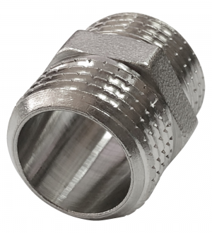 Ниппель латунь никель ду 50 (2") нр valfex vf.582.n.200 арт.1235412 ниппель