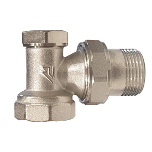 Клапан запорный радиаторный угловой 3/4 mc therma q арт.1250232 ру16