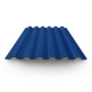 Профнастил окрашенный 0.5x1000x6000 ral 5005 1051 арт.1214265 с21 6000