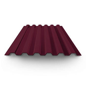 Профнастил окрашенный 0.45x1000x2000 ral 3005 1051 арт.1118658 с21 2000
