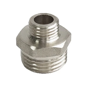 Ниппель латунь никель переходной ду 32х15 (1 1/4"х1/2") нр valfex vf.580.n.114.012
            арт.1235404 ниппель
