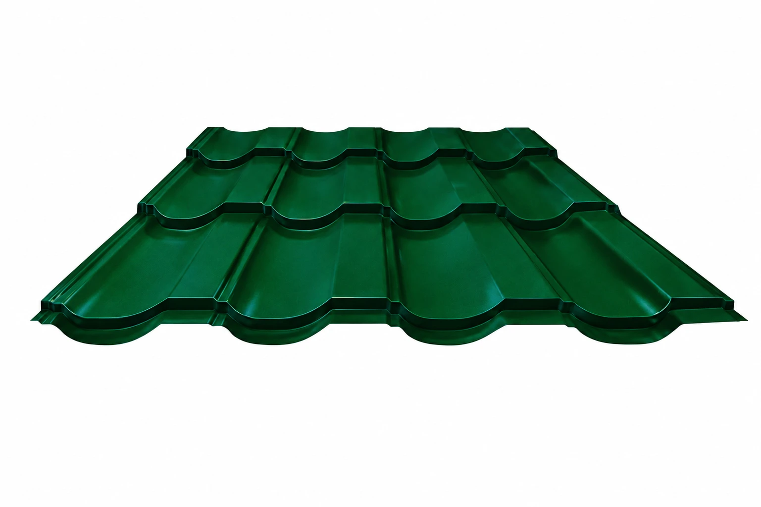 Металлочерепица панорама матт 0.45 ral 6005
