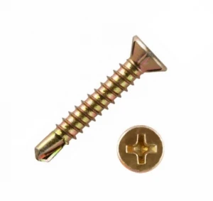 Саморез оконный 4.1x30 жёлтый цинк (15 000шт) арт.1219607
