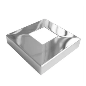 Низ стойки квадратный (зеркало) aisi 304  40