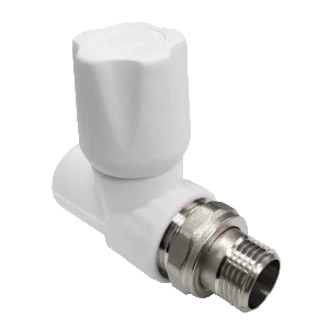 Кран pp-r шаровой белый нр дн 25х1/2" прямой для радиатора valfex 10149125 арт.1217458 pp-r