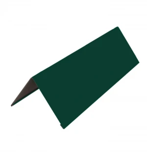 Конек плоский с подгибом 0,45x200x200x2000 ral6005 зеленый-мох арт.1274968 200x200 2000