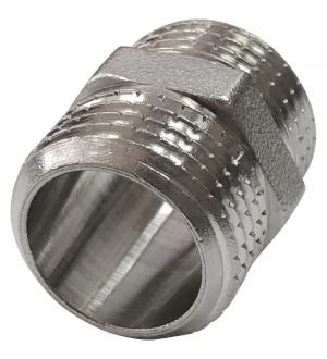 Ниппель латунь никель ду 50 (2") нр valfex vf.582.n.200 арт.1235412 ниппель