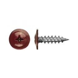 Саморез с прессшайбой 4.2x13 ral 7024 острый (15кг) арт.1242691