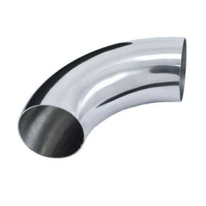 Отвод поручня aisi 304 50.8x1.5x160 под сварку, удлиненный (зеркало) aisi 304  50,8
